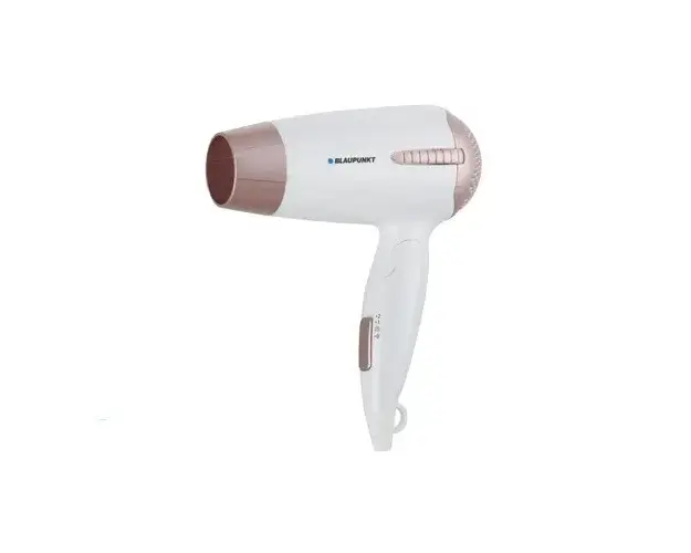 Uscator de par Blaupunkt HDD301RO, 1200W, maner pliabil, controlul temperaturii pe trei niveluri, Alb /Roz