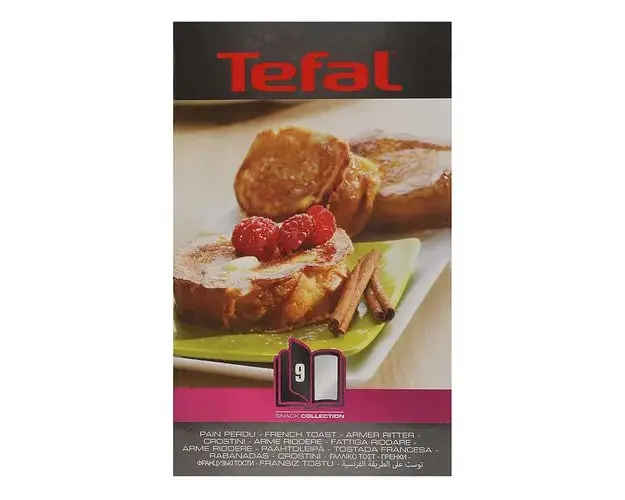Set 2 placi pentru French Toast Tefal Snack Collection+ Carte de retete