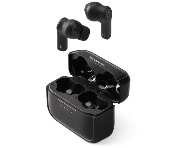Casti In-Ear Panasonic RZ-B210WDE-K , True Wireless, Autonomie 20 ore, extra Bass, Negru