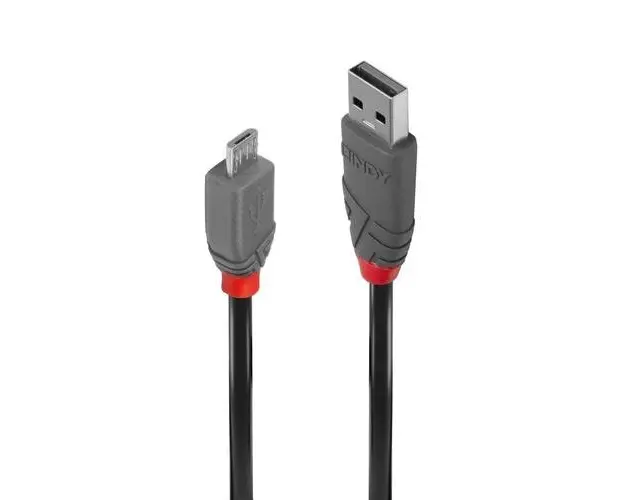 Cablu de date Lindy LY-36731, 0.5m, USB 2.0 Type A - MicroUSB