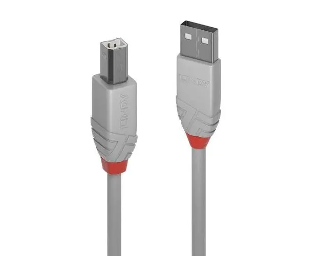 Cablu Lindy LY-36681, 0,5m, USB 2.0 Type A - USB-B