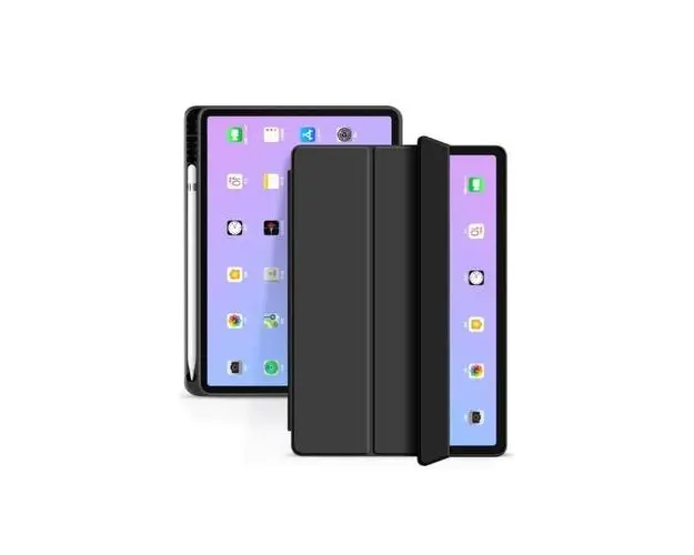 Husa Upzz Tech Smartcase Sc Pen Compatibila Cu Ipad Air 4 ( 2020 ), Negru