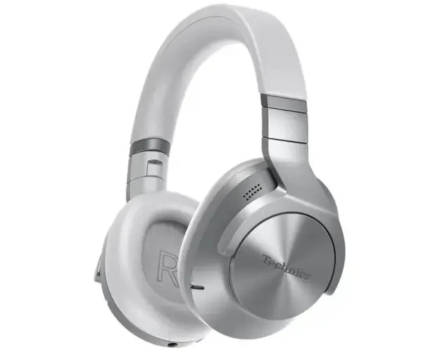 Casti Over-Ear Technics EAH-A800E-S, Bluetooth, Autonomie 60 ore, Dual Hybrid Noise Cancelling, Argintiu