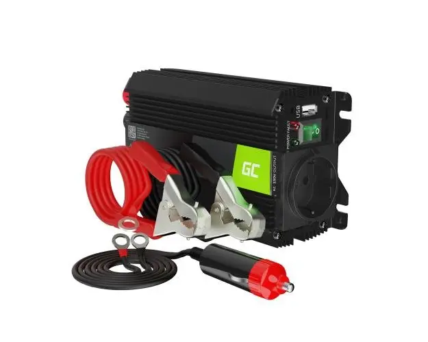 Invertor de tensiune PRO 300W/600W 24V la 230V Volt USB DC AC Green Cell