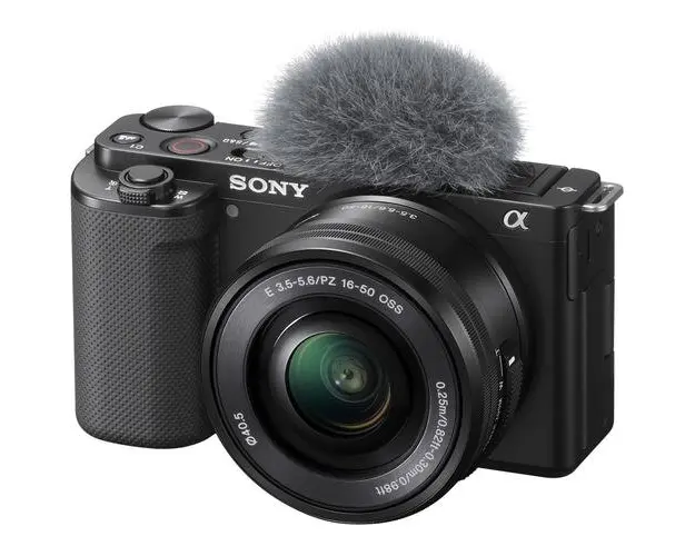 Aparat foto Mirrorless Sony Alpha ZV-E10, 24.2MP, 4K, Negru + Obiectiv 16-50mm