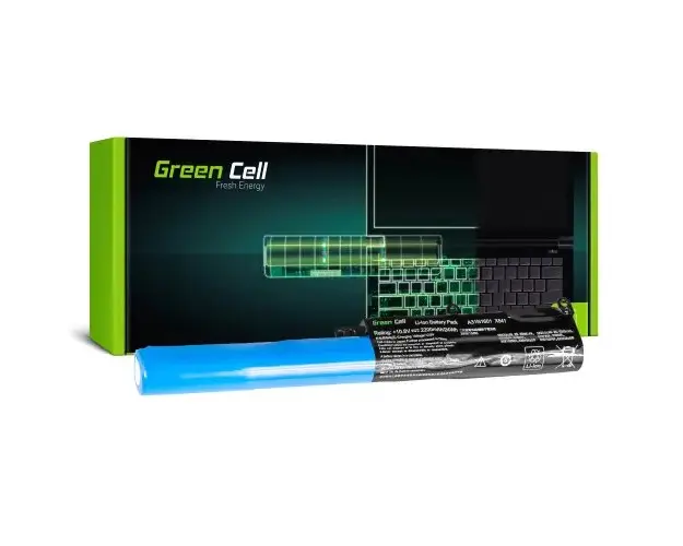 ﻿Baterie laptop Green Cell AS94 A31N1601 pentru Asus R541N R541NA R541S R541U R541UA R541UJ Vivobook Max F541N F541U X541N X541NA X541S X541U