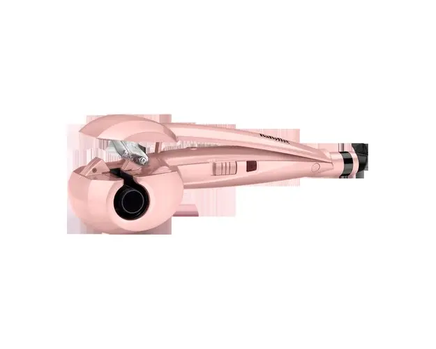 Ondulator complet automat BaByliss Curl Secret 2664PRE, Selector de temperatura: 185C si 205C, Element ceramic profesional, Roz