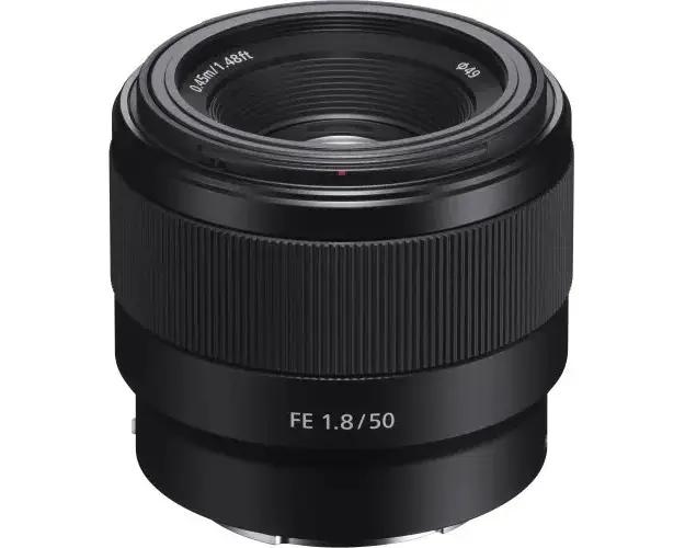 Obiectiv Sony, montura FE, 50mm. f1.8, Negru