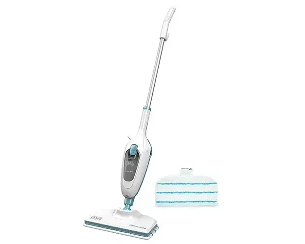 Mop cu aburi BLACK & DECKER FSM13E1-QS, 0.38l, 1300W, alb-verde
