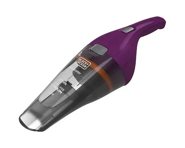 Aspirator Black & Decker DUSTBUSTER NVC115W-QW, Acumulator Li-Ion, 3.6 V, 1.5 Ah, 5.4 Wh
