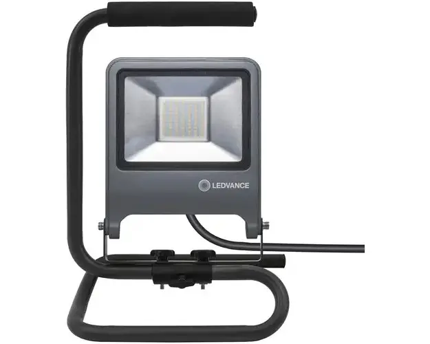 Proiector LED (lampa de lucru) Ledvance S-Stand, 50W, 4500 lm, temperatura lumina 4000K, IP65/IP44, 220-240V, cablu 2m, Aluminiu