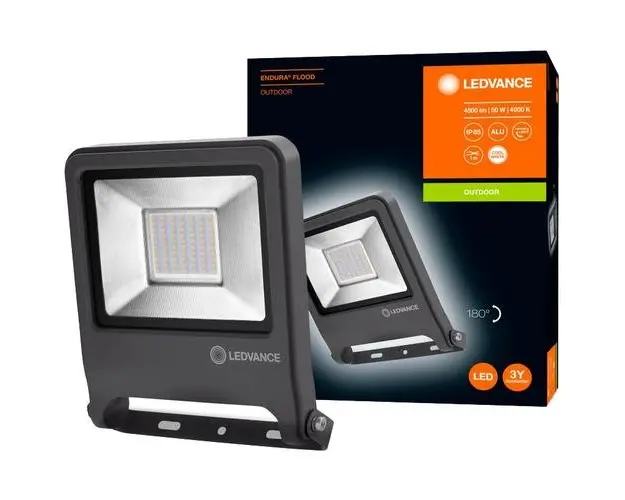 Proiector LED Ledvance Endura, 50W, 4500 lm, lumina neutra (4000K), IP65