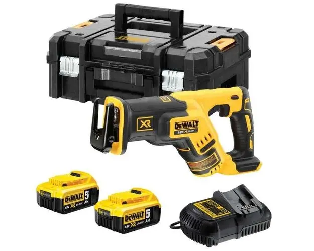 Fierastrau alternativ cu 2 acumulatori 18V 5.0Ah DeWalt DCS367P2
