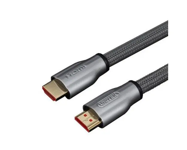Cablu LUX HDMI v.2.0 M/M 1,0m, aur, impletitura de cablu, Unitek Y-C136RGY