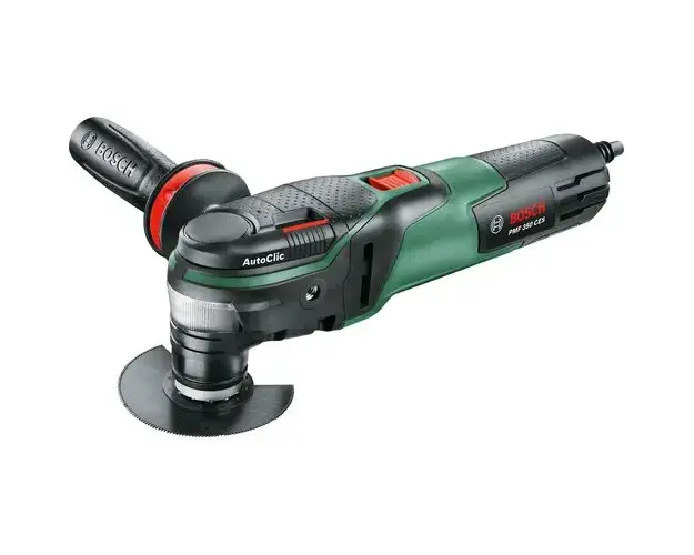 Unealta multifunctionala Bosch PMF 350 CES, 350 W, 20000 RPM, sistem Starlock, 9 accesorii incluse