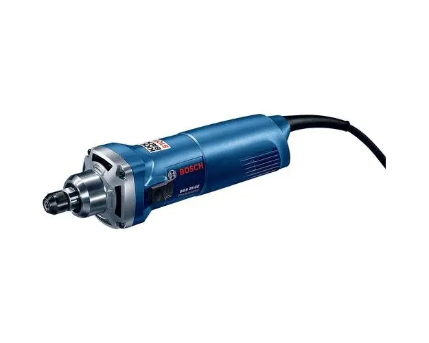 Polizor drept Bosch Professional 0601220100, 650 W, 30.000 RPM, 43 mm diametru guler ax, 2 chei fixe WAF19, Bucsa elastica