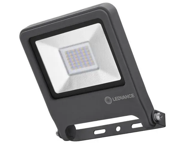 Proiector LED Ledvance Endura Flood, 30W, 2700 lm, lumina calda (3000K), IP65, Aluminiu, Negru
