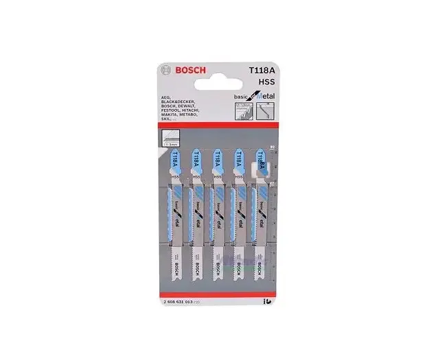 Set panze Bosch pentru ferastrau vertical T 118 A 5buc