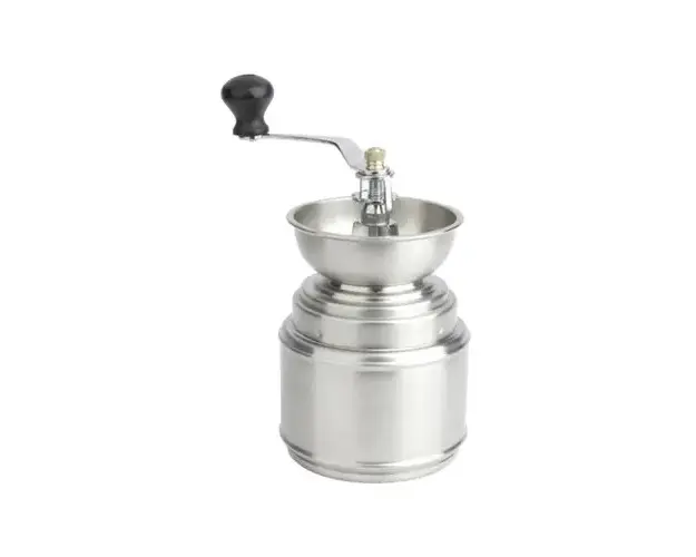 Rasnita manuala pentru cafea Leopold Vienna LV01542, Coffee Mill, 10 x 14.9 x 19.2 cm, Argintiu