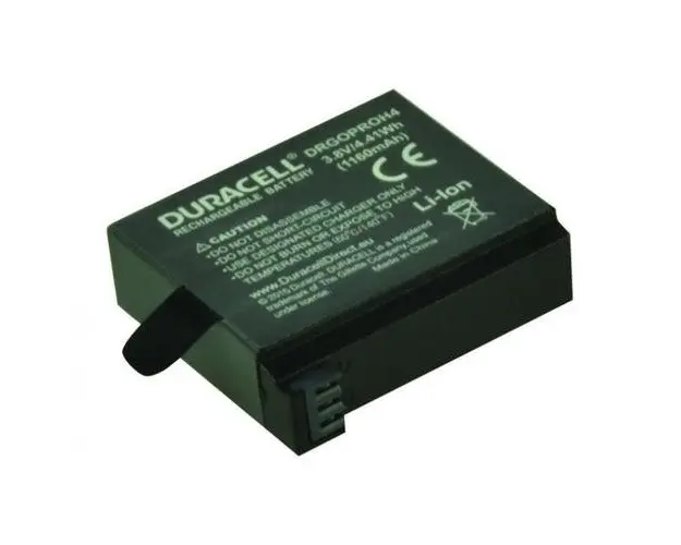 Acumulator Duracell, compatibil GoPro Hero4, 3.8V, 1160mAh