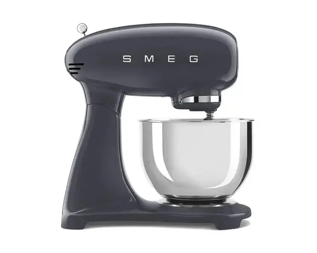 Mixer cu bol Smeg SMF03GREU, 800W, 4,8 L, 10 viteze, Gri