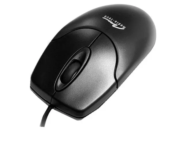 Mouse optic Media-Tech MT 1075, PS/2, 800dpi (Negru)