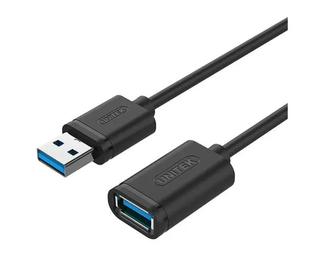 Cablu prelungitor , Unitek , Y C457GBK USB3.0 A tata / A mama , 1.0 m , negru