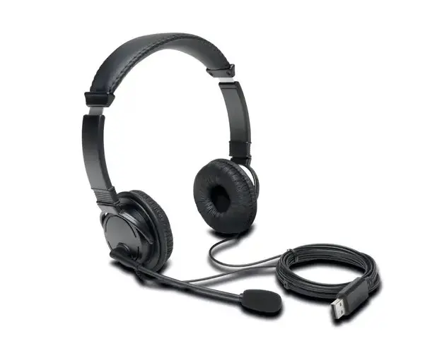 Casti Kensington call center K97601WW, USB 2.0, Negru