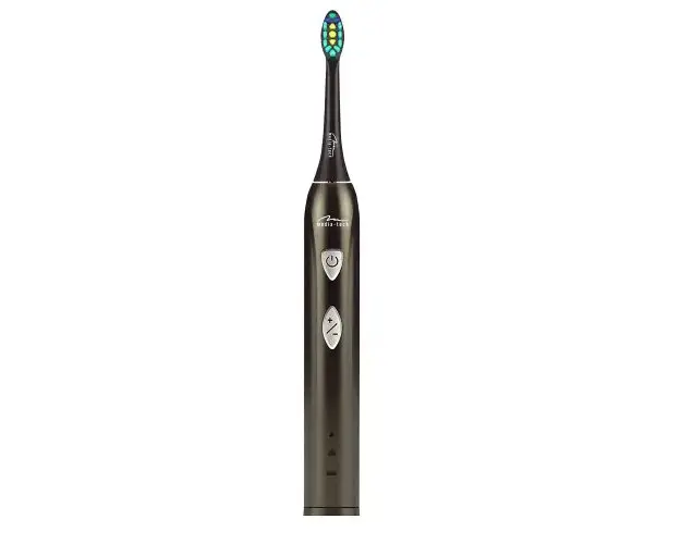 Periuta de dinti electrica sonica Media-Tech Sonic Waveclean, 1 program, 2 capete, Gri