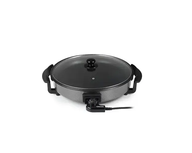 Tigaie electrica TRISTAR PZ-2964, 1500W, diametru 40 cm, termostat 5 temperaturi, material interior non aderent, capac sticla