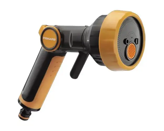 Pistol universal pentru stropit cu 4 jeturi Fiskars 1020446, maner Softgrip™