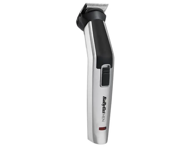 Aparat de tuns si ras BaByliss MT726E, Multi trimmer Titanium 8in1, 8 accesorii, Silver
