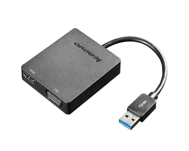 Adaptor video Lenovo 4X90H20061, Universal, USB 3.0, VGA, HDMI