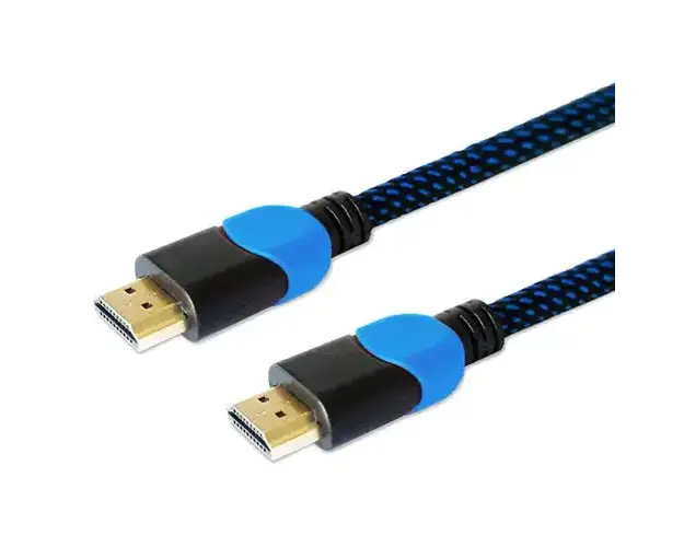 Cablu Savio GCL-05, HDMI 2.0, tesatura nylon, 4K, pentru Playstation, 3m