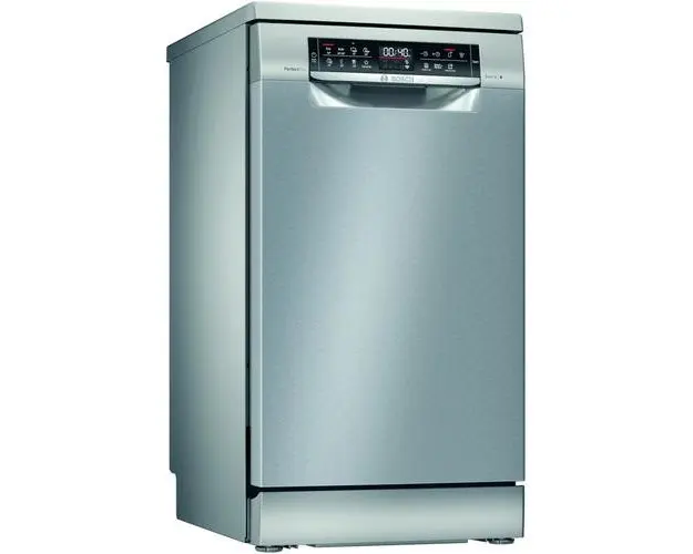 Masina de spalat vase Bosch SPS6ZMI35E, 10 seturi, 8 programe, Home Connect, Clasa C, 45 cm, Inox antiamprenta
