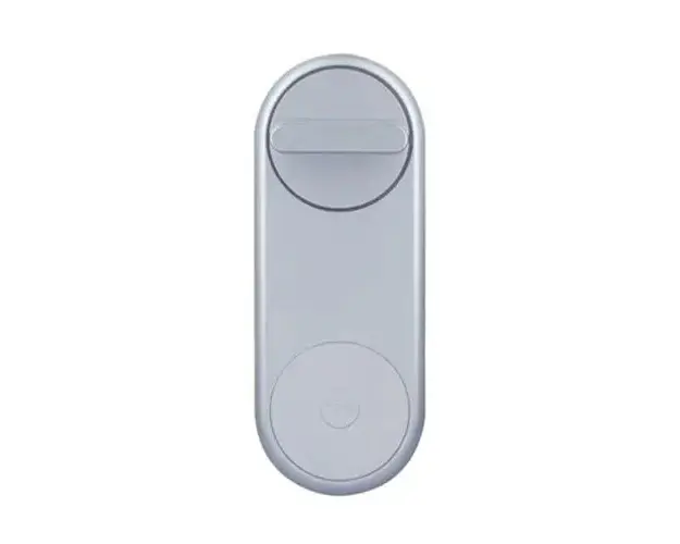 Incuietoarea inteligenta Yale Linus 05/101200/SI, IOS, Android, Bluetooth 4.2, criptare BLE/AES/TLS, Argintiu