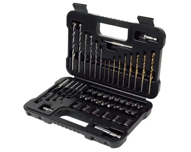 Set Mixt Biti si Burghie 50 Piese, A7188, Black & Decker,Burghie Zidarie,Metal,Lemn