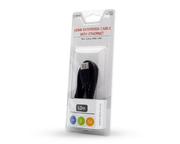 Cablu Savio CL-132, HDMI v1.4, 1m