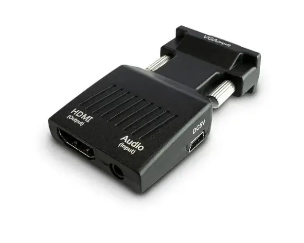 Adaptor convertor Savio CL145, VGA la HDMI, jack 3.5mm