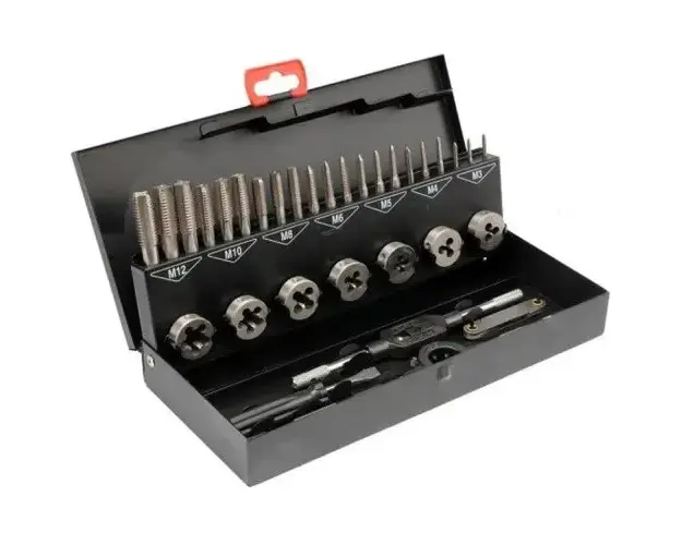Set Tarozi si Filiere M3-12 HSS, 32 piese YT-2975