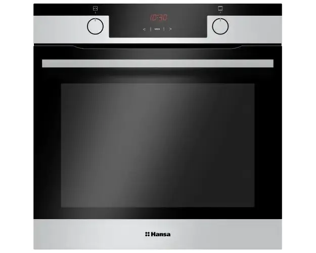 Cuptor incorporabil Hansa BOEIS694097, 77 l, 11 functii, Grill, Timer electronic, Clasa A, Inox