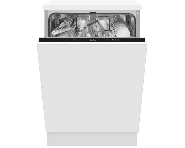 Masina de spalat vase incorporabila Hansa ZIM627H, 14 seturi, 7 programe, Clasa E, 60 cm, Alb