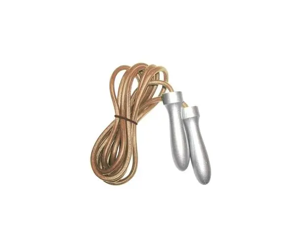Coarda de sarit TOORX AHF-089, Manere rotative pe rulmenti cu bile, piele, Diametru franghie 7.5 mm