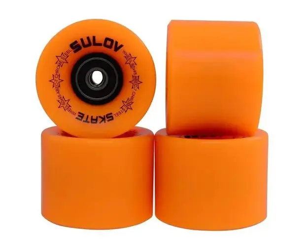 Set 4 roti skateboard Sulov, portocaliu
