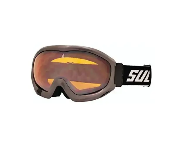 Ochelari de schi FREE, sticla dubla, Negru