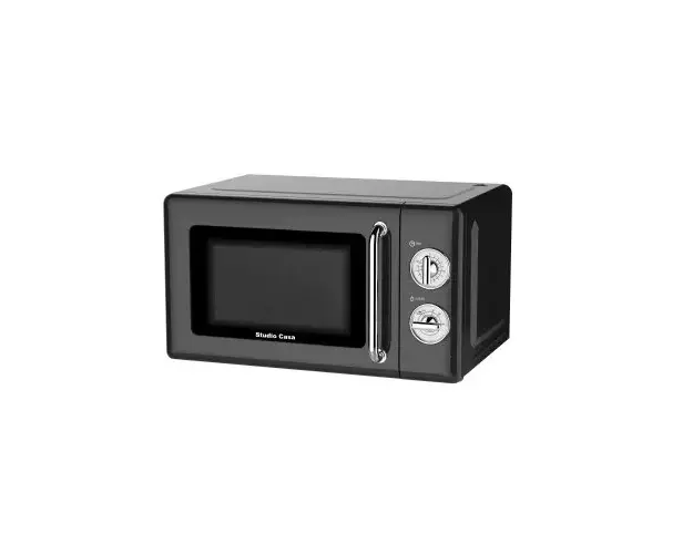 Cuptor cu microunde Studio Casa Mamma Mia SC2129, 700 W, Control mecanic, 20 l, Defrost, Negru
