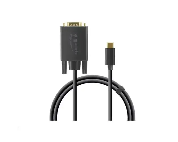 Cablu SPEEDLINK USB-C, VGA high speed, 1.8M HQ