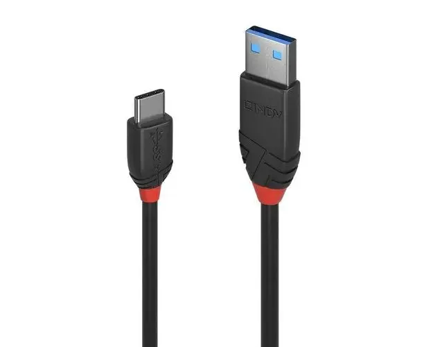 Cablu Lindy LY-36915, 0.5m, USB 3.2 Type A - USB Type C, 10Gbps