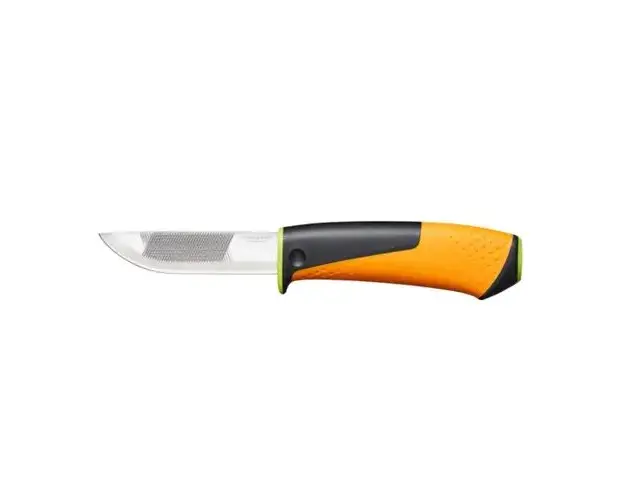 Cutit uz intensiv cu ascutitor Fiskars, 219 mm