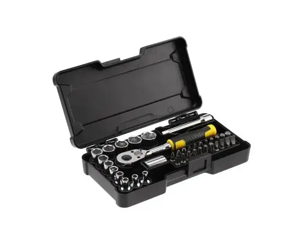 Trusa scule, Stanley STMT82672-0, cheie tubulara 1/4 + 37 piese